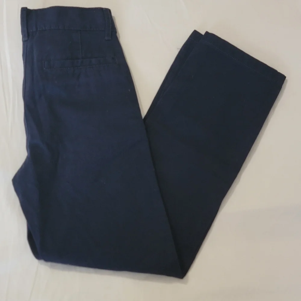 The Children's Place Boys slim fit uniform pants, slim 8, navy